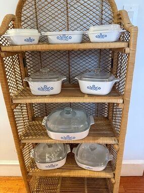 Vintage Rare Pyrex Corning Ware Blue Cornflower Corningwear 19 Piece Collection
